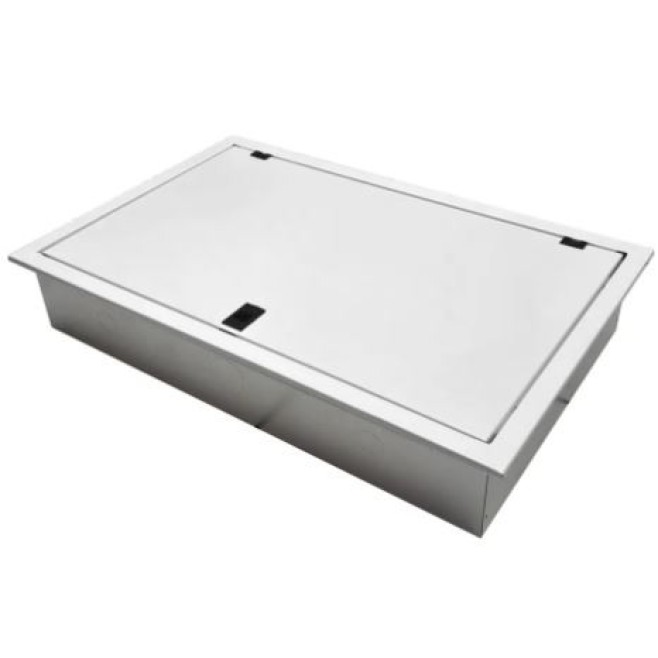 Quadro de Distribuição 44 Din + Geral c/ Barramento Trifásico 225A - Embutir - INSTRUFIBER