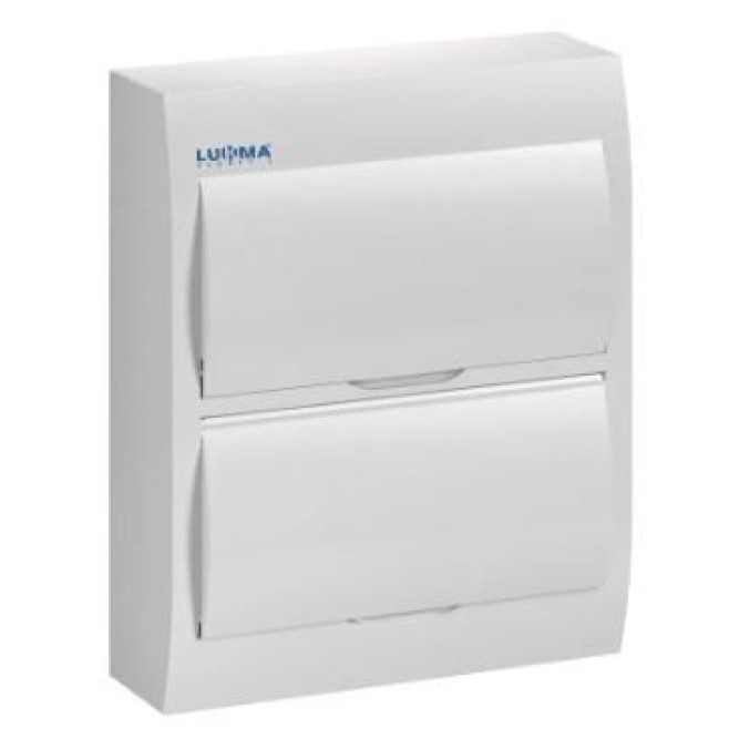 Quadro de Distribuição Sobrepor 24 DIN Lukma - INSTRUFIBER