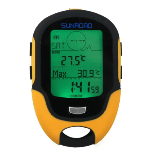 SunroadFR500 - Barômetro Digital com Altímetro + Temperatura e Umidade Relativa - INSTRUFIBER SunroadFR500 - Barômetro Digital com Altímetro + Temperatura e Umidade Relativa - INSTRUFIBER