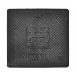 Tampa Padrão Copel Ferro Fundido 60X60cm Entrada Subterrânea - INSTRUFIBER