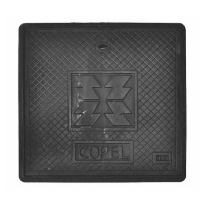 Tampa Padrão Copel Ferro Fundido 80X80cm Entrada Subterrânea - INSTRUFIBER