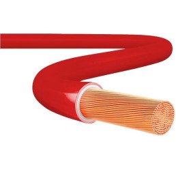 CABO FLEXÍVEL 750V 1X10 VERMELHO - INSTRUFIBER