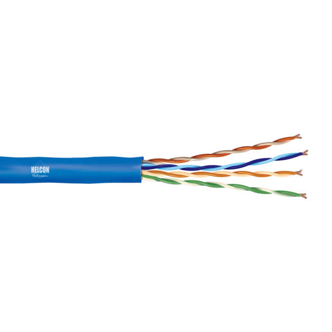 Cabo de Rede Cat.5e UTP 4PX24AWG CM Azul (Caixa com 305 metros) - INSTRUFIBER Cabo de Rede Cat.5e UTP 4PX24AWG CM Azul (Caixa com 305 metros) - INSTRUFIBER