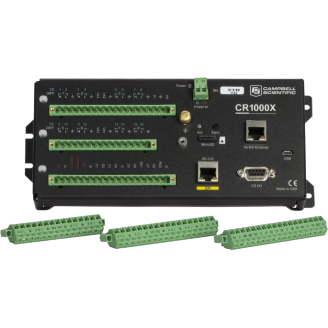 Registrador de dados (Datalogger) para medição e controle - CR1000Xe - INSTRUFIBER