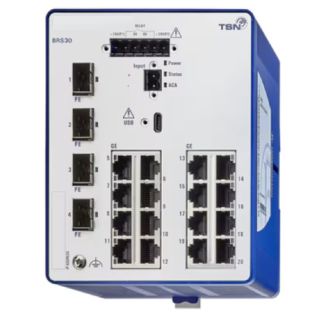 SWITCH GERENCIAVEL 16 PORTAS FE RJ45 4 PORTAS GE SFP BRS30-1604OOOO - INSTRUFIBER