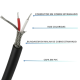 Cabo AFT 2X22 AWG Shield Preto - INSTRUFIBER