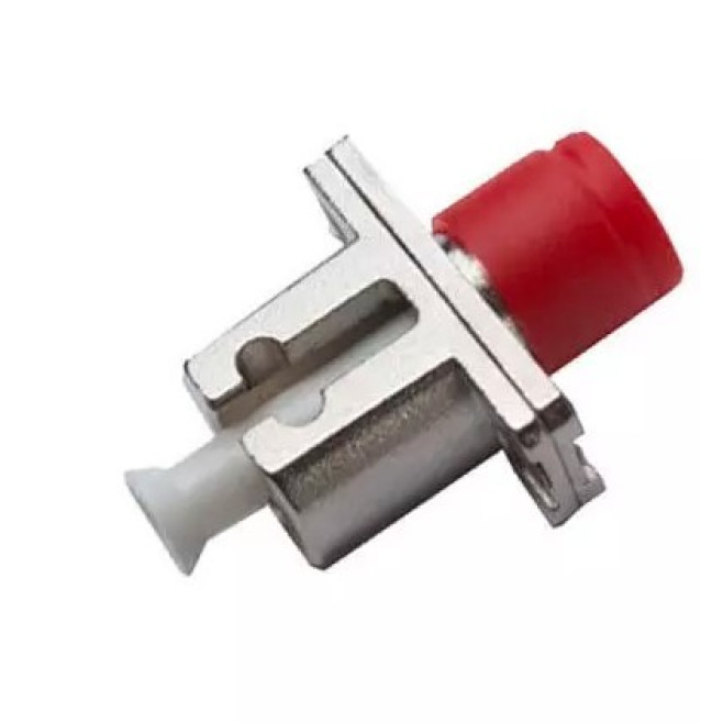Adaptador com conector: FC/APC Fêmea-LC/APC Macho- Adaptador / Acoplador – Com abas - INSTRUFIBER