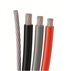 Cabo Alumínio Quadruplex 185mm² (3X185mm² +120mm² - Preto/Cinza/Vermelho + Neutro isolado) - INSTRUFIBER