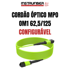 CORDÃO ÓPTICO MPO MULTIMODO (OM1) - INSTRUFIBER
