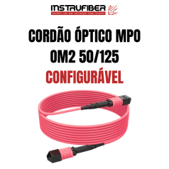 CORDÃO ÓPTICO MPO MULTIMODO (OM2) - INSTRUFIBER