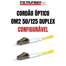 CORDÃO MULTIMODO (50/125 OM2 - Capa Laranja) DUPLEX - INSTRUFIBER