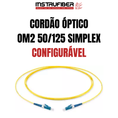 CORDÃO MULTIMODO (50/125 OM2 - Capa Laranja) SIMPLEX - INSTRUFIBER