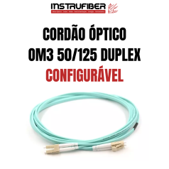 CORDÃO MULTIMODO (50/125 OM3 - Capa Acqua) DUPLEX - INSTRUFIBER