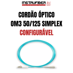 CORDÃO MULTIMODO (50/125 OM3 - Capa Acqua) SIMPLEX - INSTRUFIBER