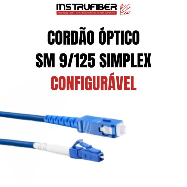 CORDÃO MONOMODO (SM) SIMPLEX - INSTRUFIBER