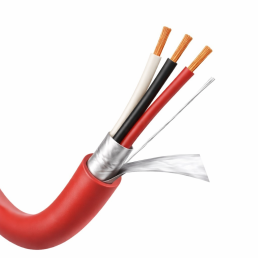 Cabo 3x1,00mm² Alarme Incêndio 3 vias 1Tx1,00mm² 600V Vermelho - INSTRUFIBER