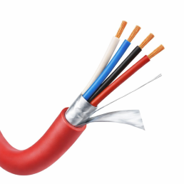 Cabo 4 Vias (2x1,50mm²+2x0,75mm²) Alarme Incêndio 1 Quadra 600V Vermelho - INSTRUFIBER