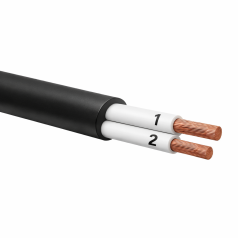 Cabo 2X1,50mm² Comando e Controle Sem Blindagem Preto - INSTRUFIBER