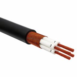 Cabo 2X6,00mm² Comando e Controle Blindado em Fita de Cobre Preto - INSTRUFIBER