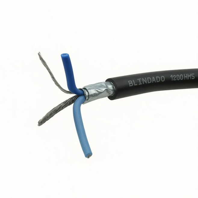 Cabo RS485 2 Vias 22AWG 1Px22AWG 120Ohms - INSTRUFIBER