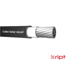 Cabo Solar 4mm² Preto Kript (Vendido no metro) - INSTRUFIBER
