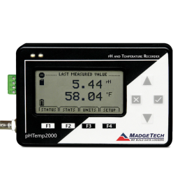 Data Logger de pH e Temperatura com LCD - pHTemp2000 - MadgeTech - INSTRUFIBER