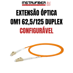 EXTENSÃO ÓPTICA MULTIMODO (OM1) DUPLEX - INSTRUFIBER