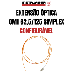 EXTENSÃO ÓPTICA MULTIMODO (OM1) SIMPLEX - INSTRUFIBER