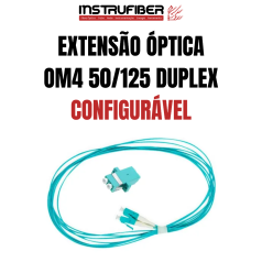 EXTENSÃO ÓPTICA MULTIMODO (OM4) DUPLEX - INSTRUFIBER