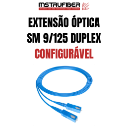EXTENSÃO ÓPTICA MONOMODO (SM) DUPLEX - INSTRUFIBER