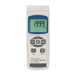 Medidor de Radiação UV UVA/UVC com Datalogger e Termômetro Tipo K para Esterilização e Cura 198 - INSTRUFIBER