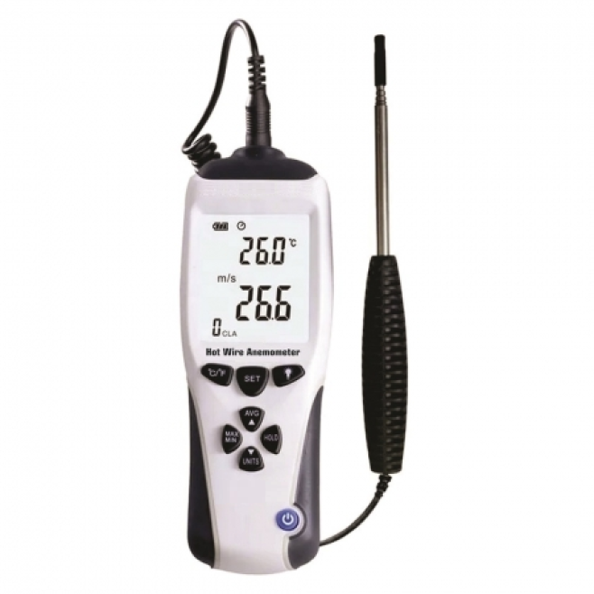 TERMO ANEMÔMETRO DE FIO QUENTE IF865 - INSTRUFIBER