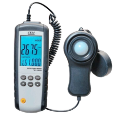 Luxímetro Digital Profissional LED - DT3809 - CEM - INSTRUFIBER
