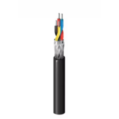 CABO DE CONTROLE POS 2X2X22AWG BLINDADO FEP/FEP 300V PRETO 1269A - INSTRUFIBER