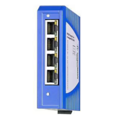 SWITCH NAO GERENCIAVEL 4 PORTAS FE RJ45 1 PORTA FE FO MM SC 24 VDC SPIDER-SL-20 - INSTRUFIBER