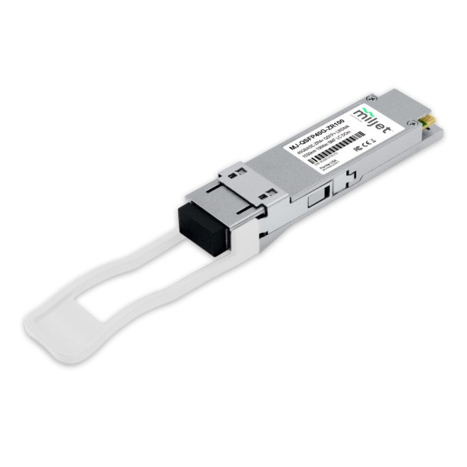 Transceptor Óptico Miljet 40GBASE-ZR4+ QSFP+, 1550nm, LWDM4, APD+EML, SMF, 100km, LC, Duplex - INSTRUFIBER