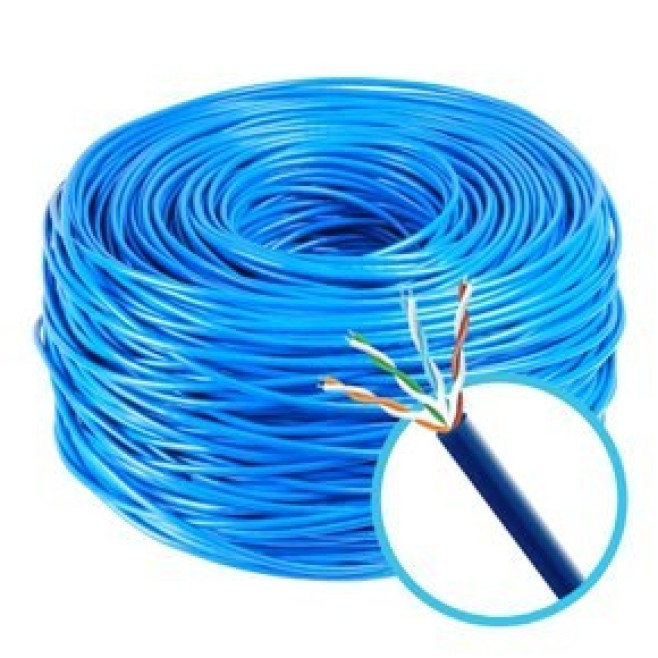 Cabo de Rede Cat.5e UTP 4PX24AWG Preto (Caixa com 305 metros) - INSTRUFIBER