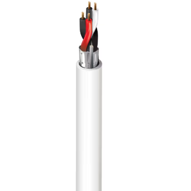 CABO DE AUDIO DE SEGURANCA PLENUM 2X22AWG BLINDADO NATURAL- INSTRUFIBER